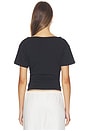 view 4 of 4 CAMISETA DE MANGA CURTA OXFORD in Black