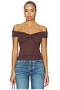 view 1 of 4 Anouk Top in Chocolate