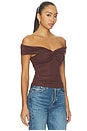 view 2 of 4 Anouk Top in Chocolate
