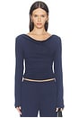 view 1 of 4 Opal Top in Navy