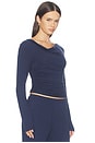view 2 of 4 Opal Top in Navy