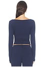view 4 of 4 Opal Top in Navy