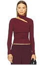 view 1 of 4 Franklin L/S Top in Plum