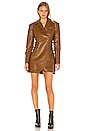 view 1 of 3 ROBE VESTE in Cognac