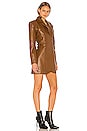 view 2 of 3 ROBE VESTE in Cognac