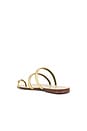 view 3 of 5 Monica Capri Sandal in Gold