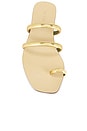 view 4 of 5 Monica Capri Sandal in Gold