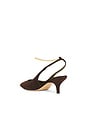 view 3 of 5 Felicia Slingback Pump in Chocolate