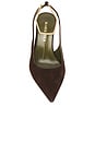 view 4 of 5 Felicia Slingback Pump in Chocolate