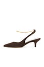 view 5 of 5 Felicia Slingback Pump in Chocolate