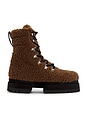 view 1 of 5 Acacia Teddy Hiking Boot in Chocolate
