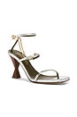 view 2 of 5 Ofelia High Clessidra Sandal in Silver