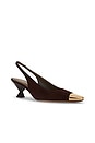 view 2 of 5 Penelope Suede Slingback Pump in Coffee