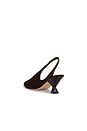 view 4 of 5 Penelope Suede Slingback Pump in Coffee