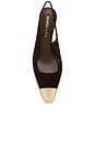 view 5 of 5 Penelope Suede Slingback Pump in Coffee
