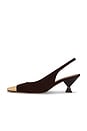 view 6 of 5 Penelope Suede Slingback Pump in Coffee