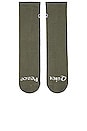 view 3 of 4 Icon Socks in Olive