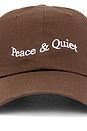 view 3 of 3 Wordmark Dad Hat in Brown
