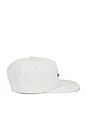 view 3 of 3 Wordmark 5 Panel Hat in White