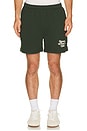 view 1 of 4 Mid Century Distressed Sweatshorts in Forest