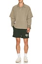 view 3 of 4 Mid Century Distressed Sweatshorts in Forest