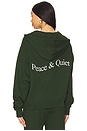view 1 of 5 Wordmark Zip Up Hoodie in Forest