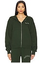view 3 of 5 Wordmark Zip Up Hoodie in Forest