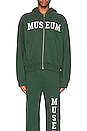 view 4 of 5 Varsity Zip Up Hoodie in Forest