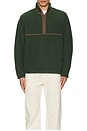 view 4 of 5 Wordmark Sherpa Pullover in Forest