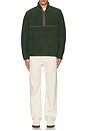 view 5 of 5 Wordmark Sherpa Pullover in Forest