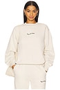 view 1 of 5 Wordmark Crew Neck Sweatshirt in Bone