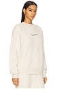 view 2 of 5 Wordmark Crew Neck Sweatshirt in Bone