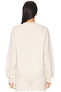view 3 of 5 Wordmark Crew Neck Sweatshirt in Bone