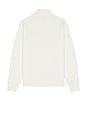 view 2 of 5 Wordmark Quarter Zip Up Sweater in White