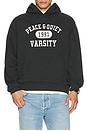 view 3 of 4 Varsity Hoodie in Black