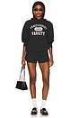 view 4 of 4 Varsity Hoodie in Black