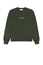 view 4 of 4 Wordmark Lightweight Sweater in Forest