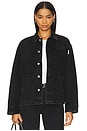 view 1 of 5 Wordmark Chore Coat in Black Wash