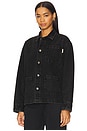view 3 of 5 Wordmark Chore Coat in Black Wash