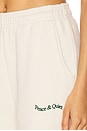 view 5 of 6 Wordmark Sweatpants in Bone