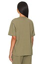 view 3 of 4 Wordmark T-shirt in Olive