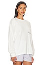 view 3 of 5 Long Sleeve T-shirt in White