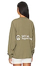 view 4 of 5 Support Group Long Sleeve T-shirt in Olive