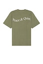 view 1 of 4 Wordmark T-Shirt in Olive