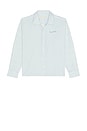 view 1 of 5 Wordmark Button Up Shirt in Baby Blue