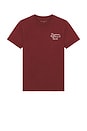 view 4 of 4 Scribble T-Shirt in Burgandy