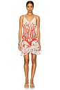 view 1 of 3 MINIVESTIDO LYRA in Coral