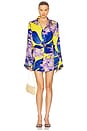 view 1 of 4 in The Garden Classic Shirt Dress in Garden