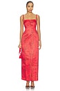 view 1 of 4 Aka Sukara Stellio Maxi Dress in Red