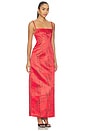 view 2 of 4 Aka Sukara Stellio Maxi Dress in Red